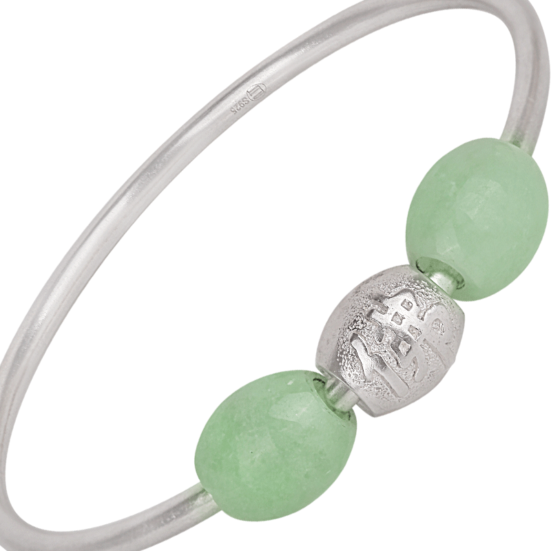 Ph7 Silver Jewelry 925 Silver Bracelet Female Simple - Jade (800x800), Png Download