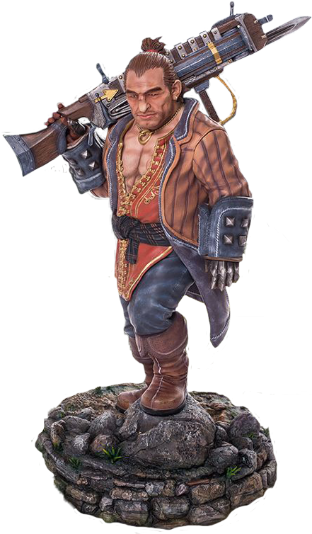 Dragon - Dragon Age Inquisition 1/4 Scale Resin Statue: Varric (448x753), Png Download