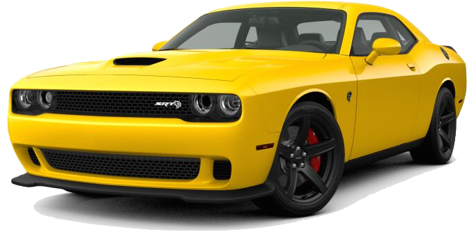 2018 Dodge Challenger Srt® Hellcat - 2018 Dodge Challenger Sxt Plus White (1000x416), Png Download