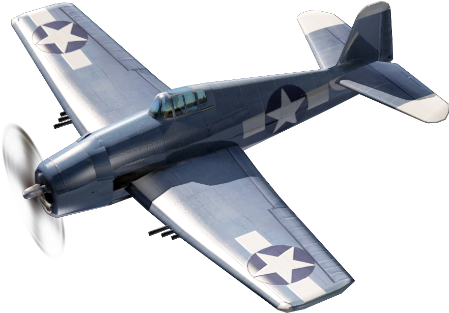 F6fhellcat - Grumman F6f Hellcat Transparent (1800x1350), Png Download