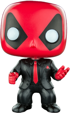 Marvel Deadpool Icon - Deadpool Dressed To Kill Pop! Vinyl Bobble Head (400x400), Png Download