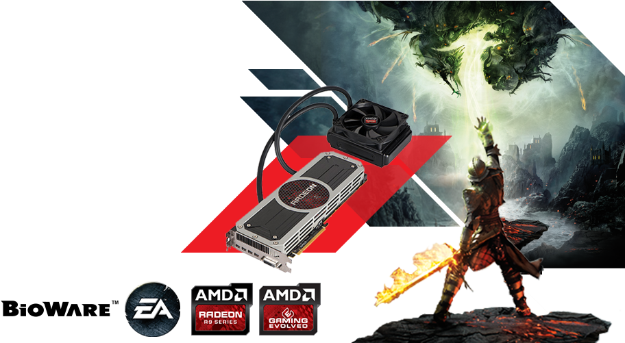 Amd Radeon™ R9 Graphics Bring Dragon Age - Electronic Arts Dragon Age Inquisition Ps4 Game (930x500), Png Download