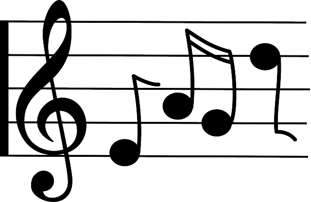 Music Notes Clip Art (640x416), Png Download