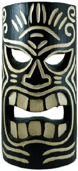 I Got This As A Hawaiian Souvenir - Tiki Mask Png File (600x600), Png Download