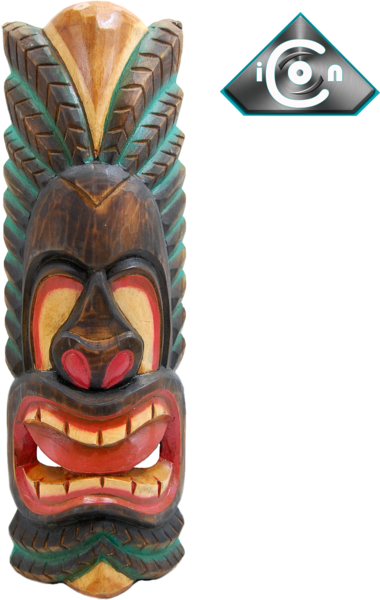 Share This Image - Tiki Mask (380x600), Png Download