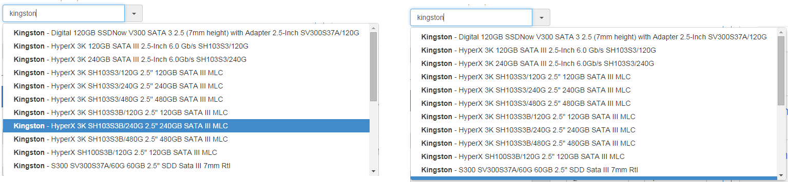 Scroll Issue Image - Combo Box (1600x373), Png Download