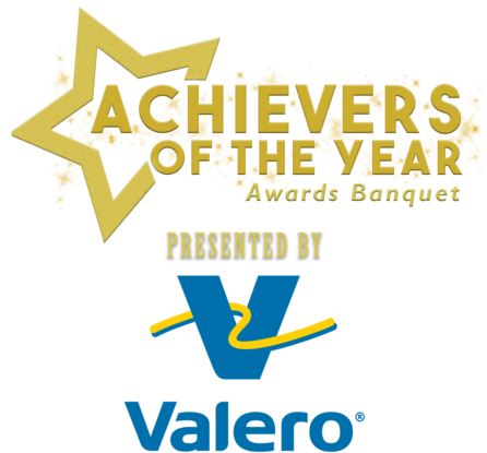 2018 Achievers Of The Year Awards Banquet - Transparent Valero Logo (600x420), Png Download