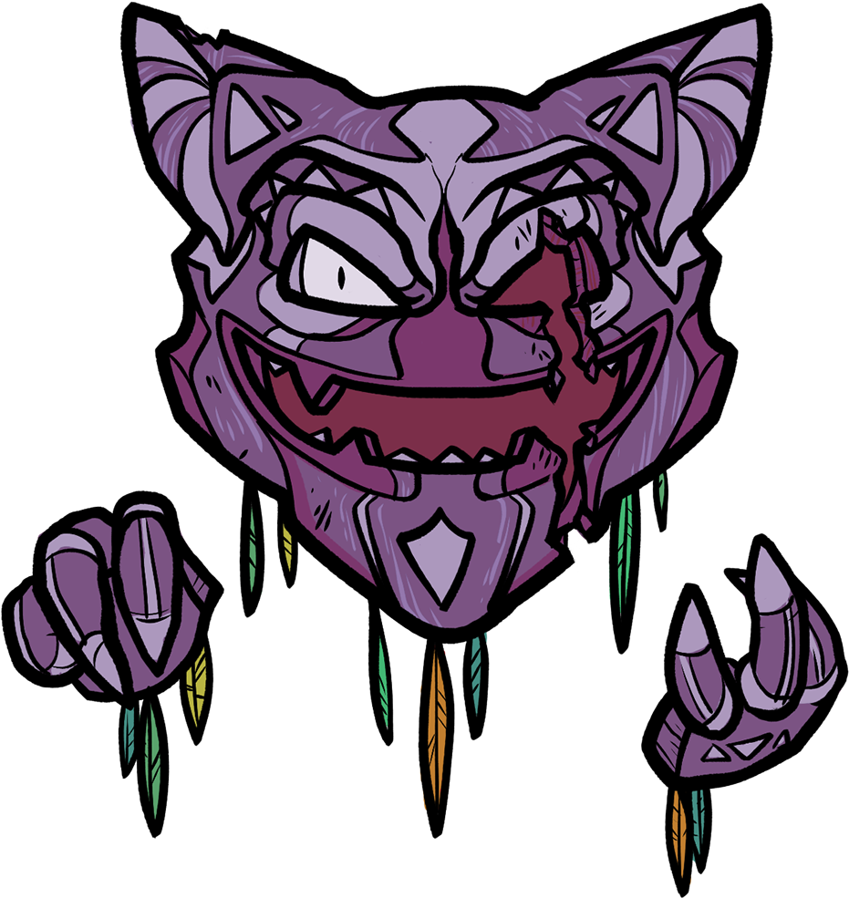 Two Different Evolutionary Lines For Gastly, Haunter - Pokemon Forma Alola Fanart (1200x1144), Png Download