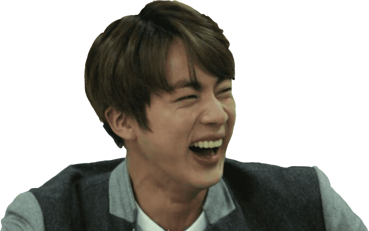 Report Abuse - Jin Laugh (1194x748), Png Download