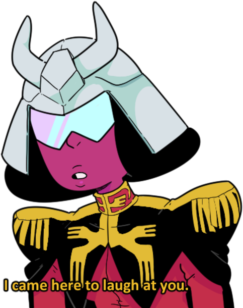 Char-m Up" - Steven Universe Garnet Gundam (600x662), Png Download