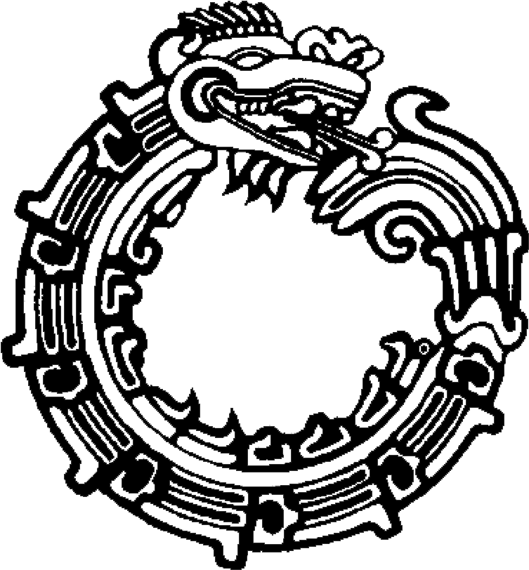 Person With Mayan Tato - Aztec Ouroboros (800x841), Png Download