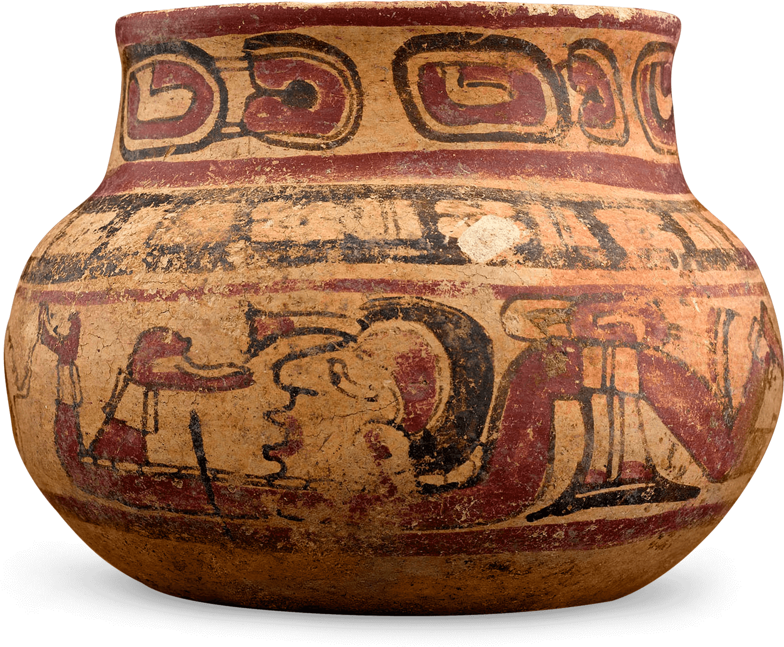 Pre-columbian Mayan Bowl - Earthenware (1750x1400), Png Download