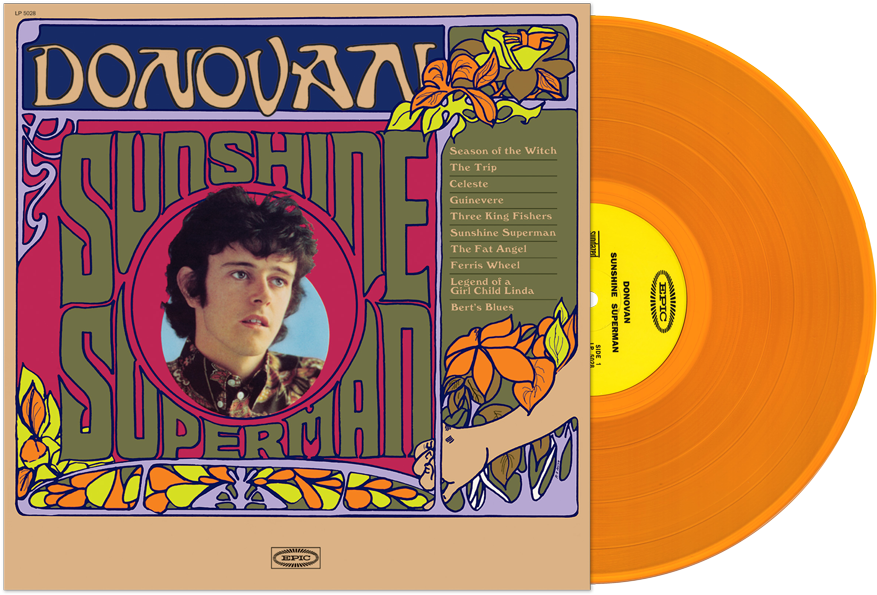 Sunshine Superman Mono Edition Lp - Season Of The Witch Donovan Album (900x900), Png Download