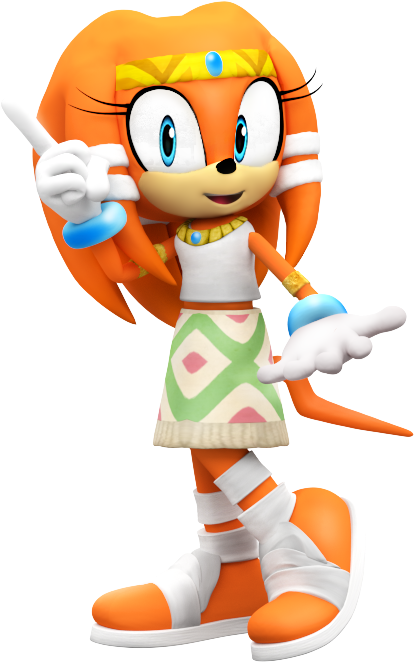 Sonic Adventure Sonic Chaos Sonic Lost World Doctor - Sonic Tikal (600x700), Png Download