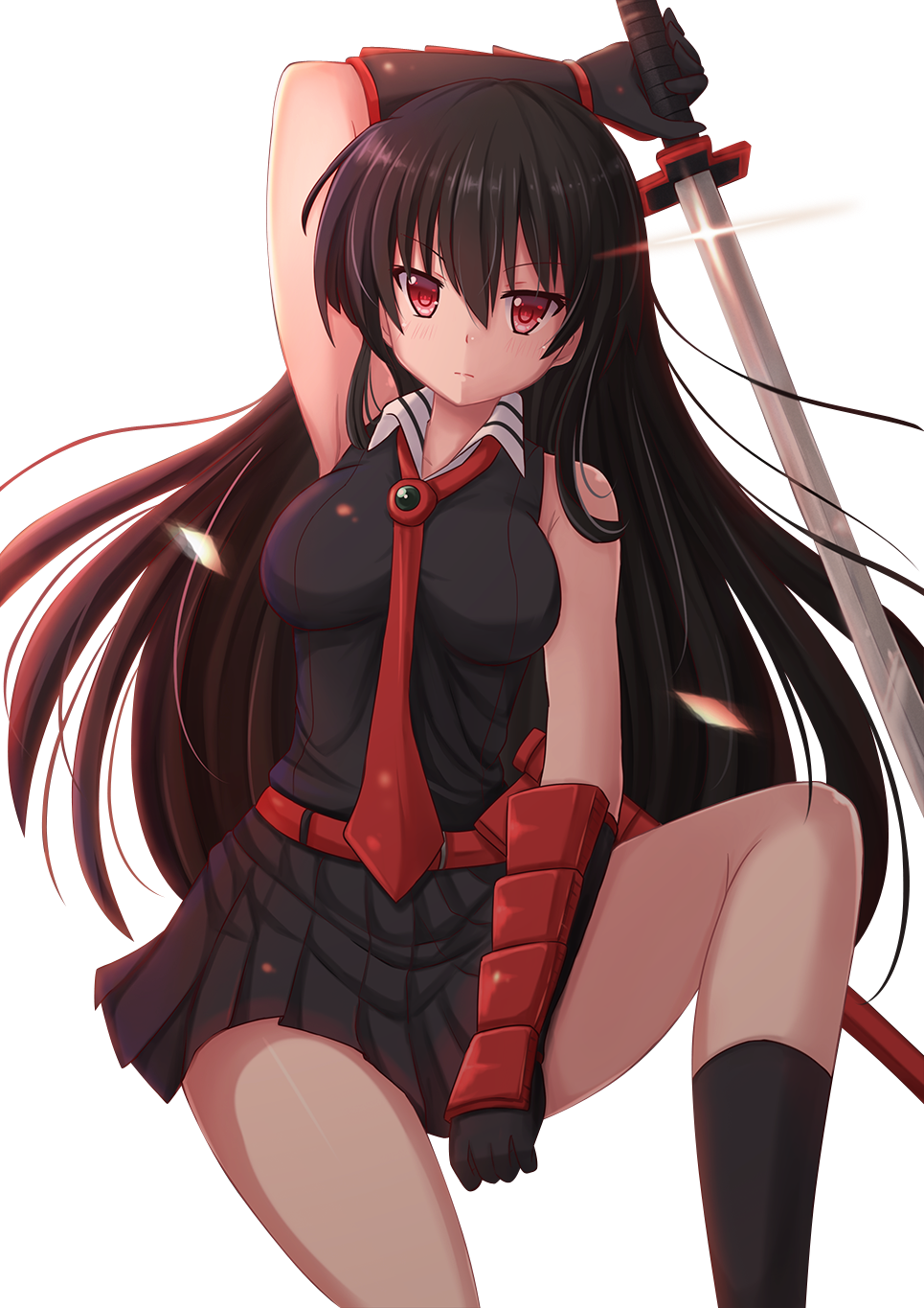 Akame Ga Kill - Akame Ga Kill Akame Render (965x1365), Png Download