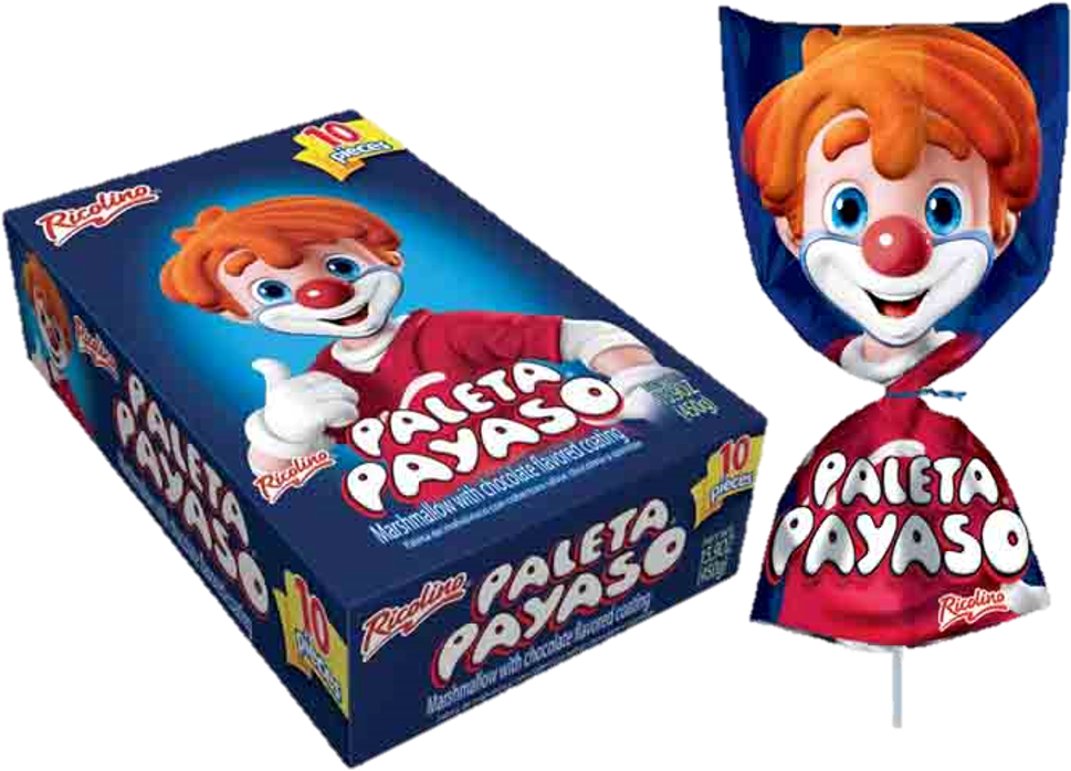 Paleta Payaso 15 Ct (1158x909), Png Download