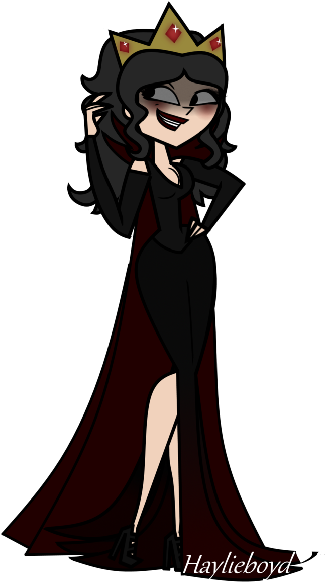 Evil Queen By Haylieboyd On Deviantart Jpg - Total Drama Evil Queen (670x1191), Png Download