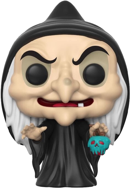 Vinyl Snow White And The Seven Dwarfs - Snow White Witch Pop (541x541), Png Download