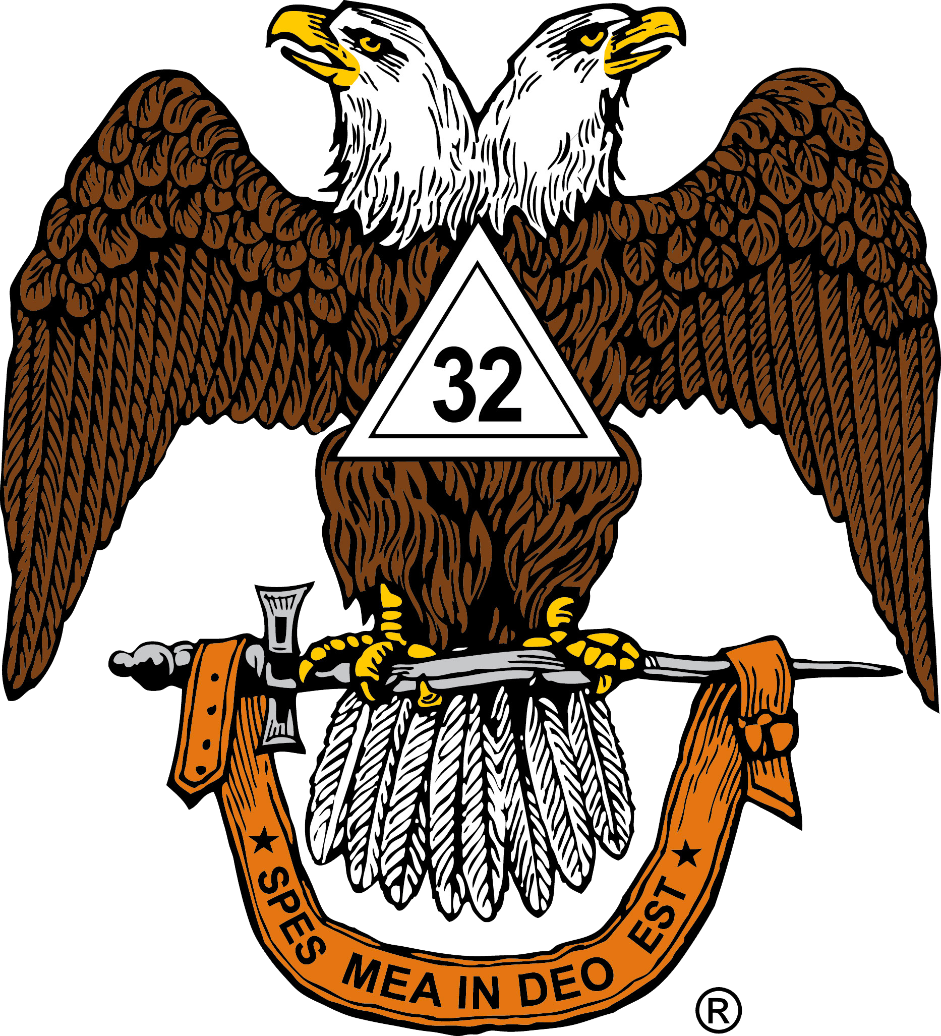Scottish Rite 32 Degree (1866x2054), Png Download