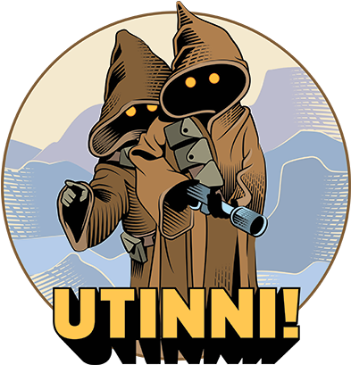All Star Wars, All The Time - Star Wars Stickers Jawa (408x408), Png Download
