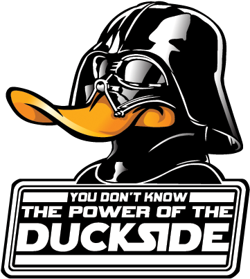 Star Wars // Donald Duck Vador// Stickers - Donald Duck Star Wars (450x450), Png Download