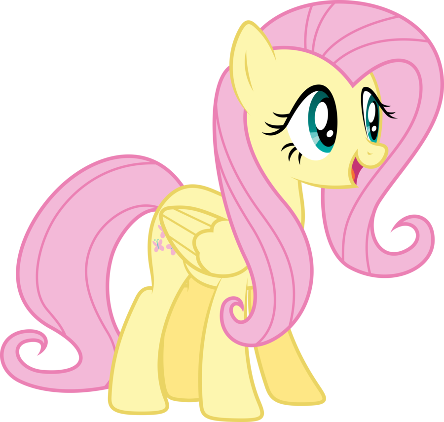 Fluttershy Excited - Maud Pie And Fluttershy (900x855), Png Download