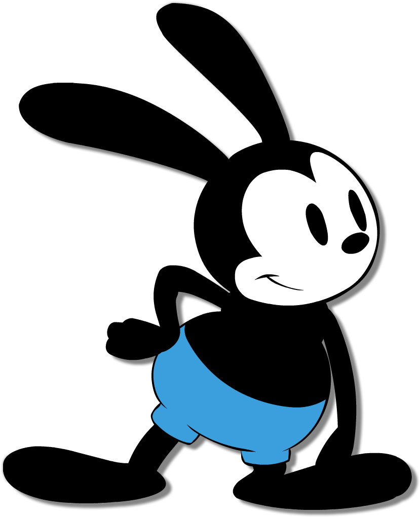 Lucky Rabbit - Oswald The Lucky Rabbit Png (850x1060), Png Download