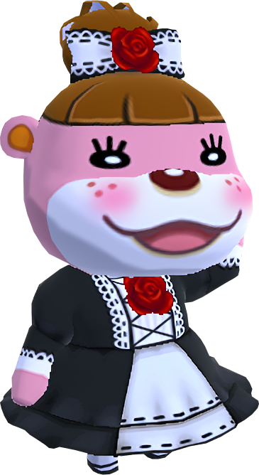 New Pocket Camp Event - Lottie's Gothic Rose Festival (365x668), Png Download