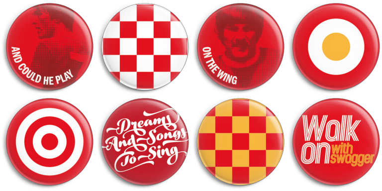 Designed By A Red For Fellow Reds, Dreams And Songs - Circle (768x384), Png Download
