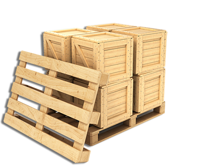 Send Us Message - Pallets Wooden Boxes Png (400x333), Png Download