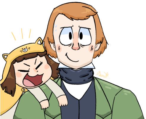 Chlowin But It's A Himouto Umaru-chan Au - Boy (500x409), Png Download