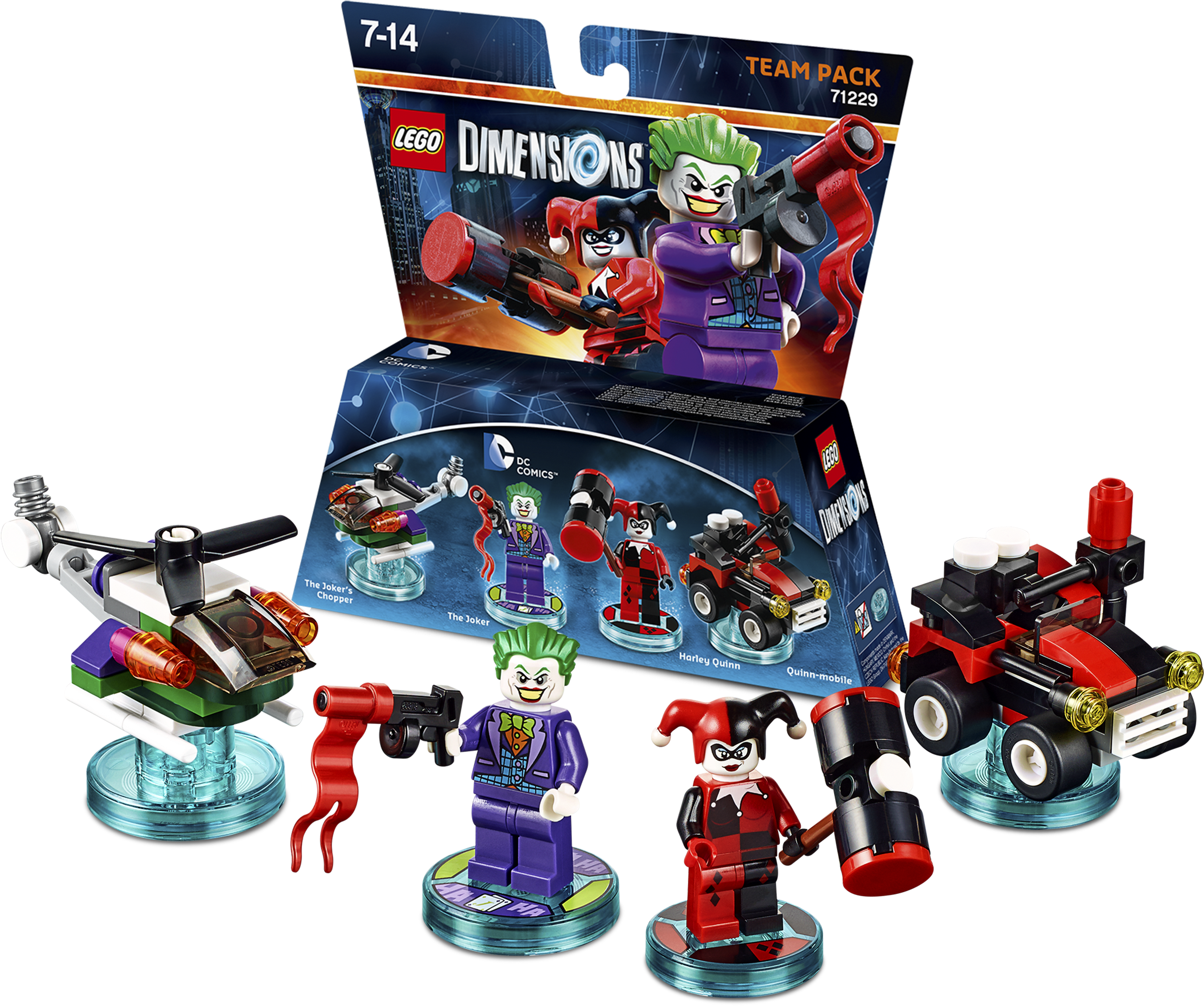 Lego® Dimensions Shows Off New Iconic Characters To - Lego Dimensions Joker Team Pack (4500x4500), Png Download