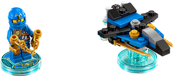 Build Lego Ninjago Jay And Join Him On A Lego Dimensions - Lego Dimensions Ninjago 71215 (600x450), Png Download