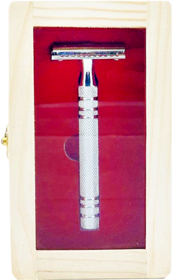 Keen Traditional Double Edge Open Comb Safety Razor - Wood (600x600), Png Download