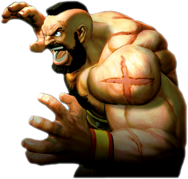 Zangief (381x363), Png Download