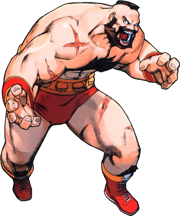 Zangief As He Appears In Street Fighter Alpha 3 - Street Fighter Zero 3 Art (700x800), Png Download
