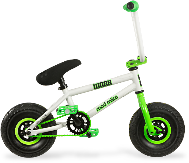 The Dwarf Mini Bmx Is A Funbike, Which Is Not Equipped - Worx Dwarf Mini Bmx Mad Mike (642x545), Png Download