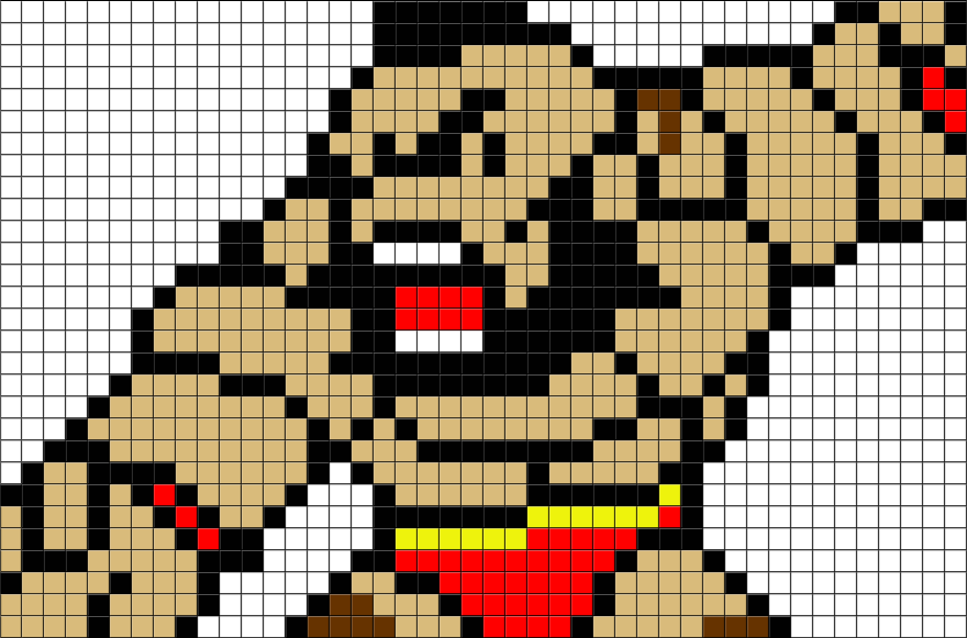 Pixel Art Street Fighter (880x581), Png Download