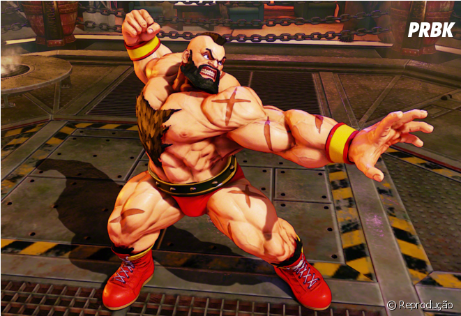 O Bruto Do Zangief Nunca Abandonou A Barba Em Todos - Street Fighter Zangief Zangief (950x452), Png Download