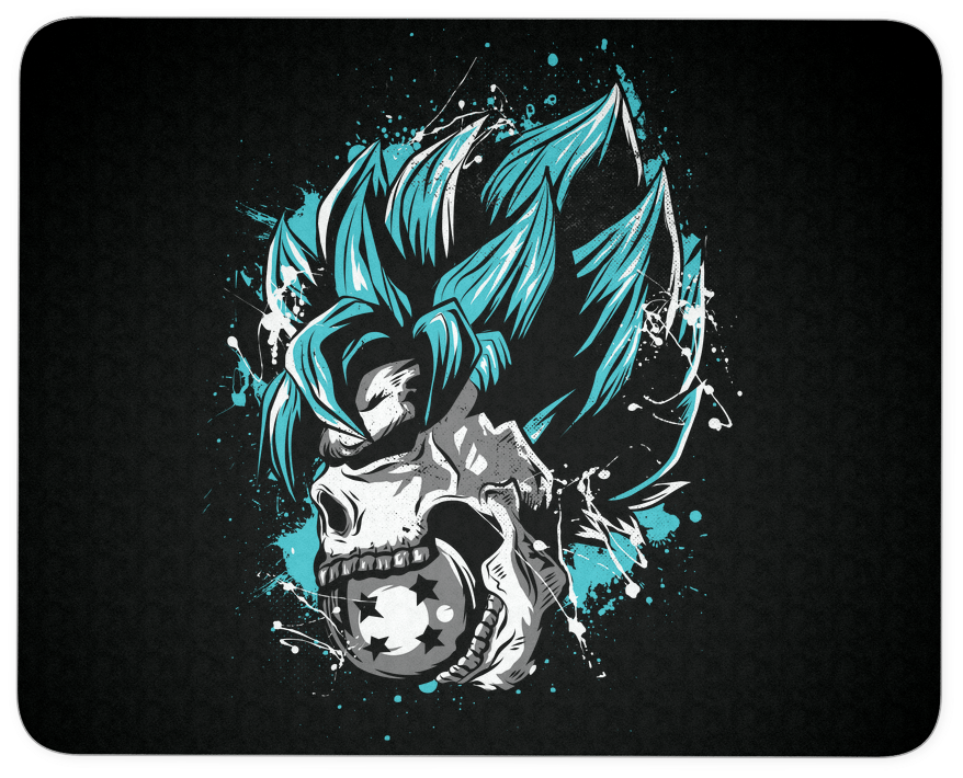 Ssj God Blue Skull - Goku Black Rose Skull (1024x1024), Png Download