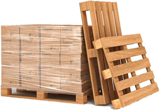 Leading Manufacturer Of Industrial Wooden Box, Pallets, - Courier Pallets (570x366), Png Download