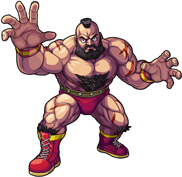 Zangief - 怪物彈珠 - 桑 吉爾 夫 (430x383), Png Download