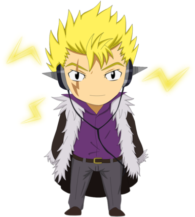 Chibi Laxus By Pk Nova-d5mz3fk - Fairy Tail Chibi Laxus (400x533), Png Download