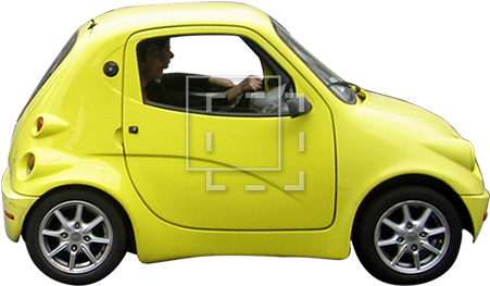 Little Yellow Car (450x450), Png Download