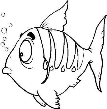 Colours Drawing Wallpaper Fish Cartoone Colour Drawing - Coloring (350x350), Png Download