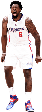 Deandre Jordan Rage - Deandre Jordan No Background (384x384), Png Download