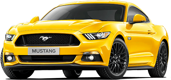 Ford Mustang Yellow Tricoat - Ford Mustang Car (700x430), Png Download