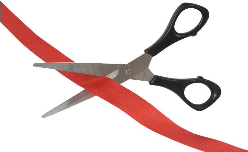 Grand Reopening And Ribbon Cutting Tonight, March 5th - Tijeras Cinta Inauguracion Png (800x536), Png Download