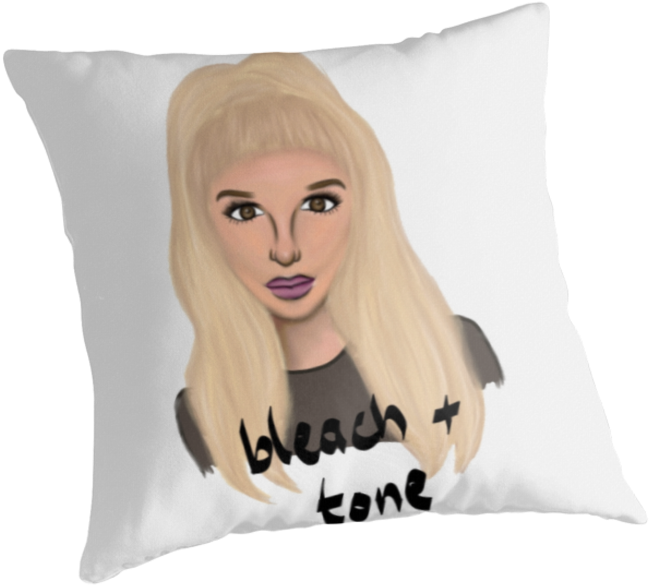 Quot Tana Mongeau Quot Throw Pillows By Aimi Devine - Cushion (875x875), Png Download