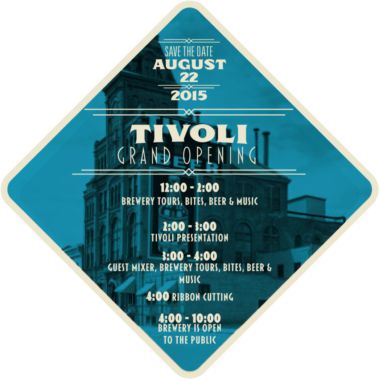 Tivoli Grand Opening - Sign (1360x1404), Png Download